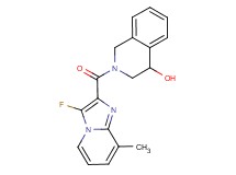 2-[(3-fluoro-8-methylimidazo[1,2-a]pyridin-2-yl)carbonyl]-1,2,3,4-tetrahydroisoquinolin-4-ol