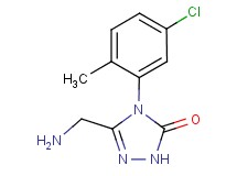 5-(aminomethyl)-4-(5-chloro-2-methylphenyl)-2,4-dihydro-3H-1,2,4-triazol-3-one