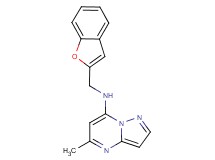N-(1-benzofuran-2-ylmethyl)-5-methylpyrazolo[1,5-a]pyrimidin-7-amine