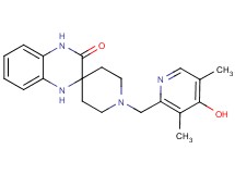 1-[(4-hydroxy-3,5-dimethyl-2-pyridinyl)methyl]-1',4'-dihydro-3'H-spiro[piperidine-4,2'-quinoxalin]-3'-one