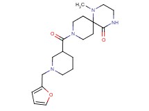 9-{[1-(2-furylmethyl)piperidin-3-yl]carbonyl}-1-methyl-1,4,9-triazaspiro[5.5]undecan-5-one