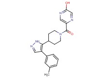 5-({4-[4-(3-methylphenyl)-1H-pyrazol-5-yl]piperidin-1-yl}carbonyl)pyrazin-2-ol