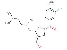 ((3R*,4R*)-1-(3-chloro-4-methylbenzoyl)-4-{[[2-(dimethylamino)ethyl](methyl)amino]methyl}pyrrolidin-3-yl)methanol