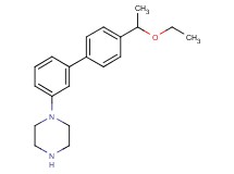 1-[4'-(1-ethoxyethyl)biphenyl-3-yl]piperazine
