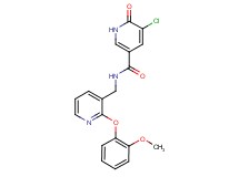5-chloro-N-{[2-(2-methoxyphenoxy)pyridin-3-yl]methyl}-6-oxo-1,6-dihydropyridine-3-carboxamide