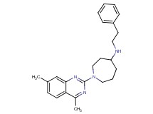 1-(4,7-dimethyl-2-quinazolinyl)-N-(2-phenylethyl)-4-azepanamine