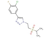 4-(3-chloro-4-fluorophenyl)-1-[2-(isopropylsulfonyl)ethyl]-1H-1,2,3-triazole