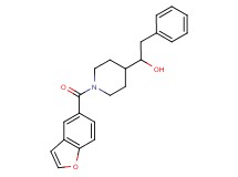 1-[1-(1-benzofuran-5-ylcarbonyl)-4-piperidinyl]-2-phenylethanol