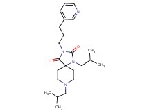 1,8-diisobutyl-3-[3-(3-pyridinyl)propyl]-1,3,8-triazaspiro[4.5]decane-2,4-dione
