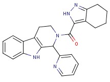 1-(2-pyridinyl)-2-(4,5,6,7-tetrahydro-2H-indazol-3-ylcarbonyl)-2,3,4,9-tetrahydro-1H-beta-carboline