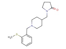 1-({1-[2-(methylthio)benzyl]-4-piperidinyl}methyl)-2-pyrrolidinone