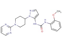 N-(2-methoxyphenyl)-N'-[1-(1-pyrimidin-2-ylpiperidin-4-yl)-1H-pyrazol-5-yl]urea