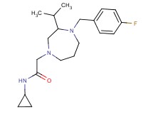 N-cyclopropyl-2-[4-(4-fluorobenzyl)-3-isopropyl-1,4-diazepan-1-yl]acetamide