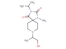 8-(2-hydroxy-1-methylethyl)-3-isopropyl-1-methyl-1,3,8-triazaspiro[4.5]decane-2,4-dione