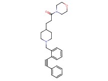 4-(3-{1-[2-(phenylethynyl)benzyl]-4-piperidinyl}propanoyl)morpholine