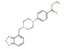 methyl 4-[4-(2,1,3-benzoxadiazol-4-ylmethyl)-1-piperazinyl]benzoate