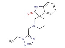 1'-[(1-ethyl-1H-1,2,4-triazol-5-yl)methyl]spiro[indole-3,3'-piperidin]-2(1H)-one