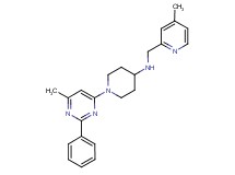 1-(6-methyl-2-phenylpyrimidin-4-yl)-N-[(4-methylpyridin-2-yl)methyl]piperidin-4-amine