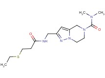 2-({[3-(ethylthio)propanoyl]amino}methyl)-N,N-dimethyl-6,7-dihydropyrazolo[1,5-a]pyrazine-5(4H)-carboxamide