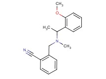 2-{[[1-(2-methoxyphenyl)ethyl](methyl)amino]methyl}benzonitrile