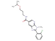 2-(2-chlorophenyl)-N-(3-isopropoxypropyl)-3-methyl-3H-imidazo[4,5-b]pyridine-6-carboxamide
