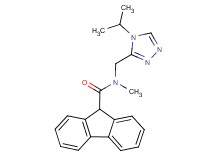 N-[(4-isopropyl-4H-1,2,4-triazol-3-yl)methyl]-N-methyl-9H-fluorene-9-carboxamide