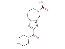 5-acetyl-2-(piperazin-1-ylcarbonyl)-5,6,7,8-tetrahydro-4H-pyrazolo[1,5-a][1,4]diazepine