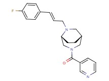 (1R*,5R*)-6-[(2E)-3-(4-fluorophenyl)-2-propen-1-yl]-3-(3-pyridinylcarbonyl)-3,6-diazabicyclo[3.2.2]nonane