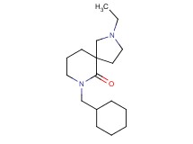 7-(cyclohexylmethyl)-2-ethyl-2,7-diazaspiro[4.5]decan-6-one