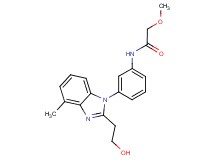 N-{3-[2-(2-hydroxyethyl)-4-methyl-1H-benzimidazol-1-yl]phenyl}-2-methoxyacetamide
