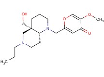 2-{[(4aS*,8aR*)-4a-(hydroxymethyl)-6-propyloctahydro-1,6-naphthyridin-1(2H)-yl]methyl}-5-methoxy-4H-pyran-4-one