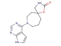 8-(7H-pyrrolo[2,3-d]pyrimidin-4-yl)-1-oxa-3,8-diazaspiro[4.6]undecan-2-one