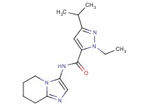 1-ethyl-3-isopropyl-N-(5,6,7,8-tetrahydroimidazo[1,2-a]pyridin-3-yl)-1H-pyrazole-5-carboxamide