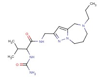 N~2~-(aminocarbonyl)-N~1~-[(5-propyl-5,6,7,8-tetrahydro-4H-pyrazolo[1,5-a][1,4]diazepin-2-yl)methyl]valinamide