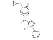 (1S*,5R*)-6-(cyclopropylmethyl)-3-[(1-methyl-5-phenyl-1H-pyrrol-2-yl)carbonyl]-3,6-diazabicyclo[3.2.2]nonan-7-one