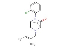 (1S*,4S*)-2-(2-chlorophenyl)-5-[(2E)-2-methyl-2-buten-1-yl]-2,5-diazabicyclo[2.2.1]heptan-3-one