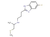 3-(5-fluoro-1H-benzimidazol-2-yl)-N-[1-methyl-2-(methylthio)ethyl]propan-1-amine