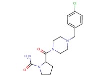 2-{[4-(4-chlorobenzyl)-1-piperazinyl]carbonyl}-1-pyrrolidinecarboxamide