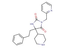 5-(2-phenylethyl)-5-(4-piperidinyl)-3-(2-pyridinylmethyl)-2,4-imidazolidinedione dihydrochloride