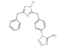 1-{4-[(3-benzyl-1H-1,2,4-triazol-5-yl)methyl]phenyl}-5-methyl-1H-tetrazole