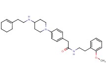 2-[4-(4-{[2-(1-cyclohexen-1-yl)ethyl]amino}-1-piperidinyl)phenyl]-N-[2-(2-methoxyphenyl)ethyl]acetamide