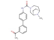 (1R*,6S*)-N-(3'-acetylbiphenyl-4-yl)-9-methyl-3,9-diazabicyclo[4.2.1]nonane-3-carboxamide