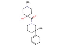 1-methyl-4-[(3-methyl-3-phenylpiperidin-1-yl)carbonyl]piperidin-4-ol