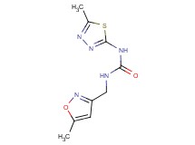 N-[(5-methylisoxazol-3-yl)methyl]-N'-(5-methyl-1,3,4-thiadiazol-2-yl)urea