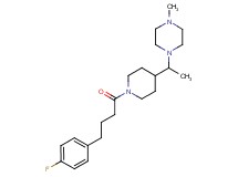 1-(1-{1-[4-(4-fluorophenyl)butanoyl]-4-piperidinyl}ethyl)-4-methylpiperazine