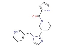 3-({2-[1-(1H-pyrrol-2-ylcarbonyl)-3-piperidinyl]-1H-imidazol-1-yl}methyl)pyridine