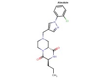 (3S,9aR)-8-{[1-(2-chlorophenyl)-1H-pyrazol-4-yl]methyl}-3-propyltetrahydro-2H-pyrazino[1,2-a]pyrazine-1,4(3H,6H)-dione