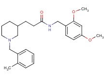 N-(2,4-dimethoxybenzyl)-3-[1-(2-methylbenzyl)-3-piperidinyl]propanamide