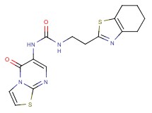 N-(5-oxo-5H-[1,3]thiazolo[3,2-a]pyrimidin-6-yl)-N'-[2-(4,5,6,7-tetrahydro-1,3-benzothiazol-2-yl)ethyl]urea