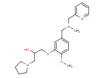 1-(2-methoxy-5-{[methyl(pyridin-2-ylmethyl)amino]methyl}phenoxy)-3-pyrrolidin-1-ylpropan-2-ol